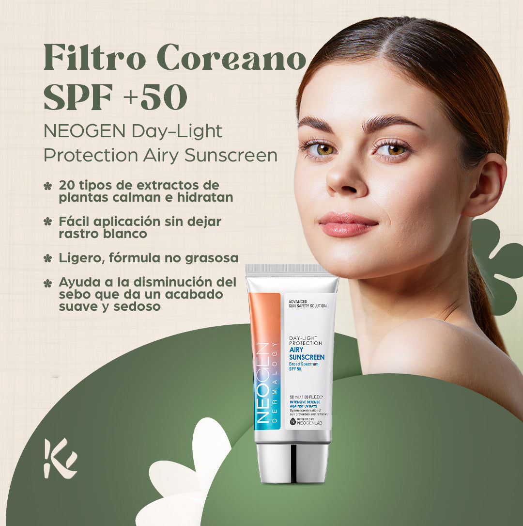 Filtro Solar Coreano Protection Airy Sunscreen SPF +50