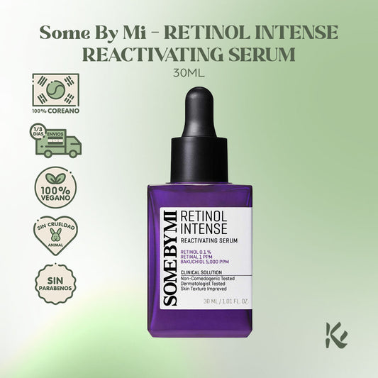 Some by Mi - Retinol Intense Reactivating Serum - Retinol 0.1%, Retinal, Bakuchiol - Korean Skin Care