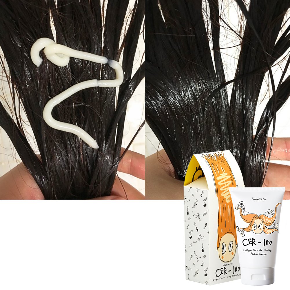 Tratamiento de proteínas de cabello con revestimiento de colágeno Elizavecca CER-100 de 3.4oz (100ML)