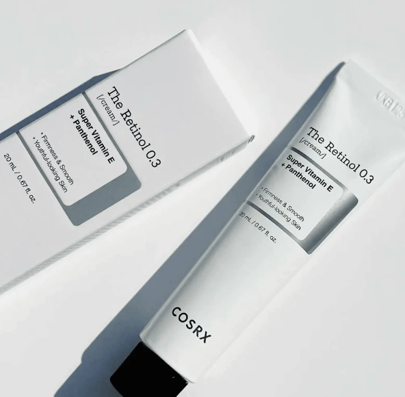 COSRX The Retinol 0.3 Cream - Retinol Puro, Retinol Tocotrienol, Pantenol y Adenosina - Antiedad y Revitalización - Korean Skin Care