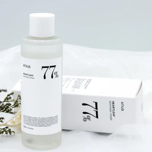 ANUA - 77 Soothing Toner 250 ML - Extracto de Hoja de Corazón 77% + Calma y Protección - Korean Skin Care