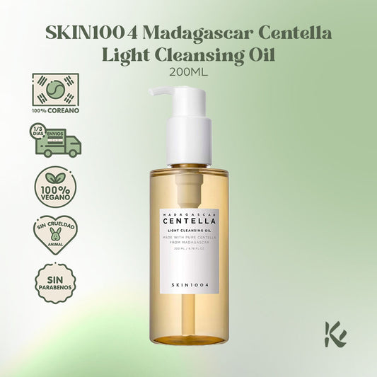 SKIN1004 Madagascar Centella Light Cleansing Oil - Disolución Efectiva de Maquillaje con Hidratación Profunda - Korean Skin Care