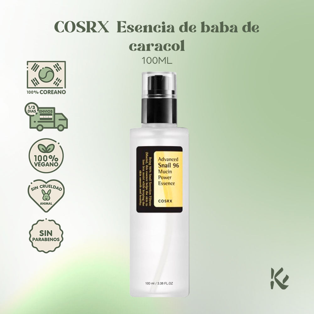 Dúo Hidratación Avanzada con Mucina de Caracol - COSRX Crema y Esencia Reparadora - Korean Skin Care